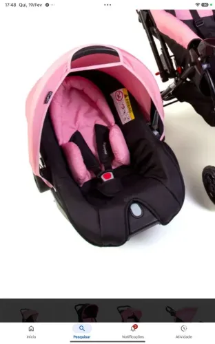 Bebê conforto para menina 