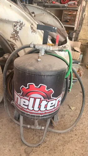 Máquina de Jato de Areia Mellers - Seco e Úmido - Original