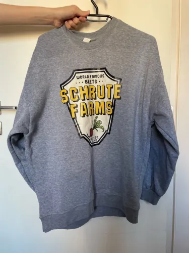 moletom the office schrute farms cinza