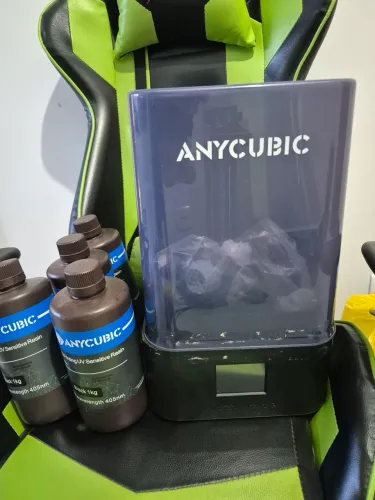 Impressora 3D Resina Photon Mono Anycubic + 3L Resina preta