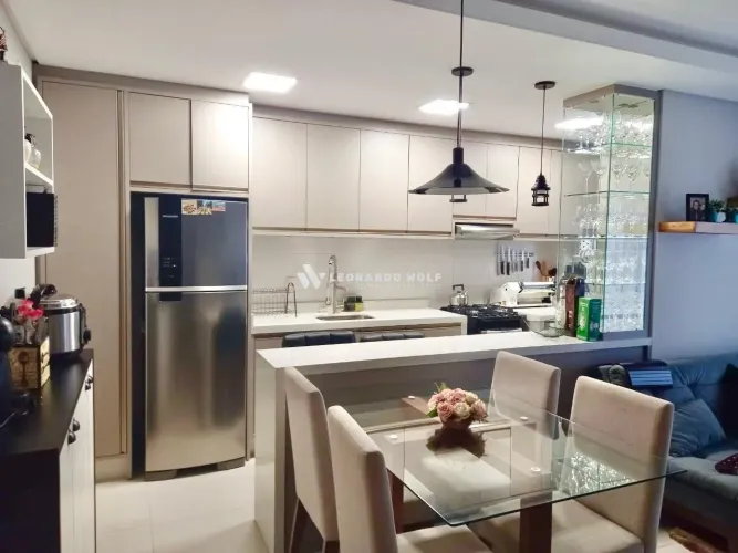 Apartamento 2 quartos sendo 1 suíte, sacada com churrasqueira, lazer completo, Areias / Sã