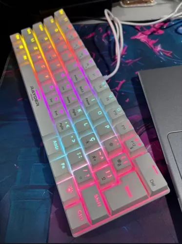 Teclado Mecânico Ozzix Rayder Branco