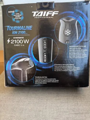Secador TAIFF PROFISSIONAL Tourmaline íon 2100w