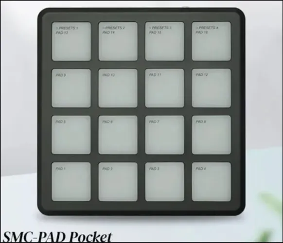 Controlador Midi pad Mvave pocket