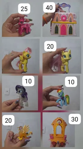 Miniaturas originais My Little Pony MLP