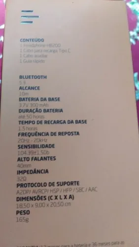 Fone ouvido