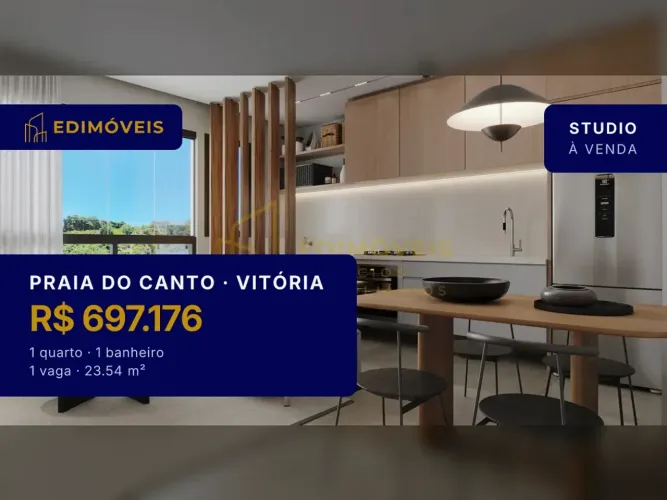 Studio na Praia do Canto | Perfeito para Airbnb e locação