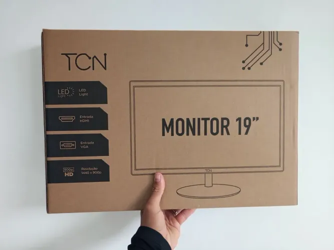 Monitor Office 19" LED HD Flat TCN, 60Hz, 5ms
