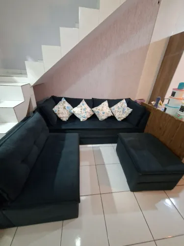 Sofá Verde Petróleo Premium - Estado de Novo (Conforto de Cama)