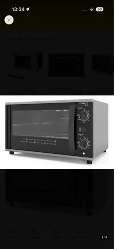 Forno elétrico Fogatti 127v NOVO - NUNCA USADO