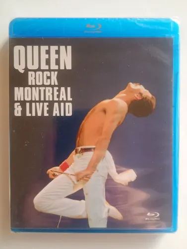 Blu-ray LACRADO original - Queen Rock Montreal & Live Aid - FAÇO OLX PAY!