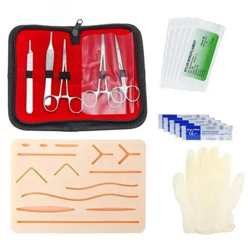  *kit de treinamento para prática sutura cirúrgica de silicone 