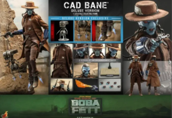 Hot toys Cad Bane Deluxe star Wars Boba Fett Mandalorian Darth Vader grogu Luke Skywalker