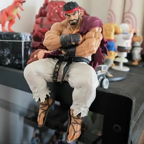 Boneco Ryu Street Fighter Game Jogo Miniatura Action Figure 14cm