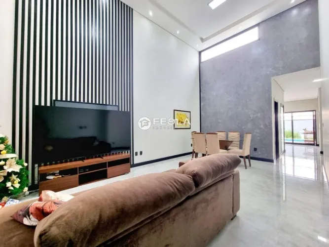 Casa à venda em Sumaré, Residencial Real Park Sumaré, com 3 suítes, com 168 m², Condomínio