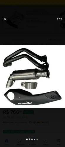 Escapamento esportivo da MT 03 Yamaha 2025
