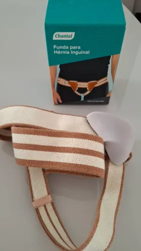 Cinta para hérnia inguinal esquerda
