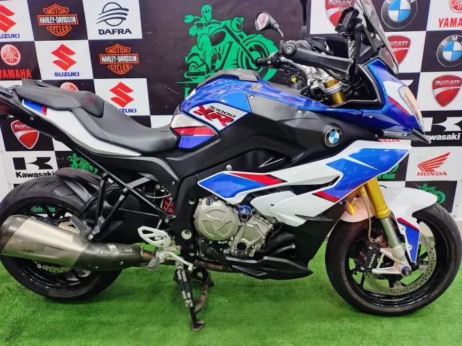 BMW S 1000 XR 2019 AZUL KM BAIXO IMPECÁVEL