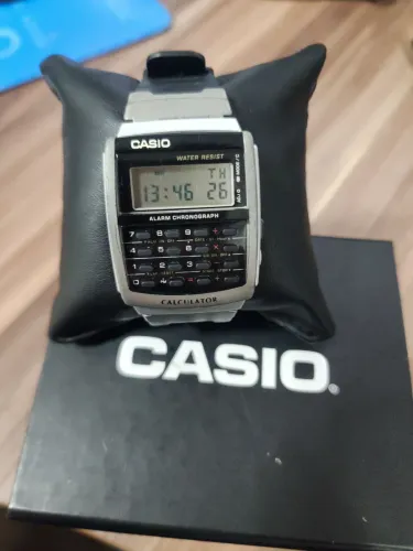 Relógio Casio Calculator CA-53W - Clássico Vintage Retrô