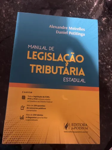 Livro manual de legislação tributária 