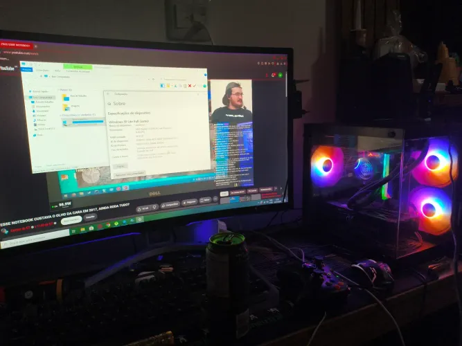 Pc completo AMD RYZEN 7 5700X e 16gb de ram ddr4