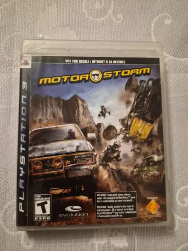 Jogo Motor Storm PS3 Midia Física Original Impecável Usado