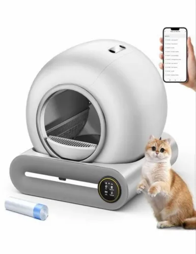 Caixa de areia inteligente automática para gatos 65l - NOVA