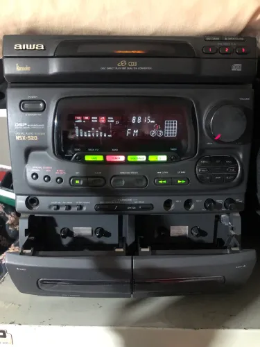 Micro System Aiwa Nsx 520 Raridade