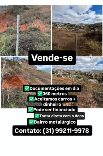 Vende-se terreno bairro Metalúrgico 