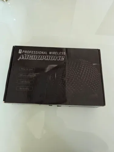 Kit com 2 microfones headset sem fio