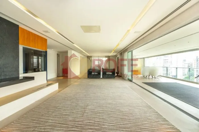 Apartamento luxuoso com 5 dormitórios sendo 3 suítes na Vila Nova Conceição, lazer complet