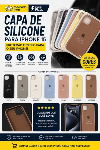 Capa para iPhone 15