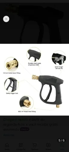 Pistola de lava jato M22