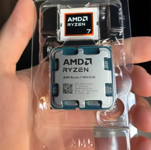 Ryzen 7 9800x3d novo am5 amd no blister