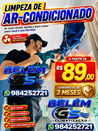 Limpeza de ar-condicionado em Belém e Ananindeua !!!