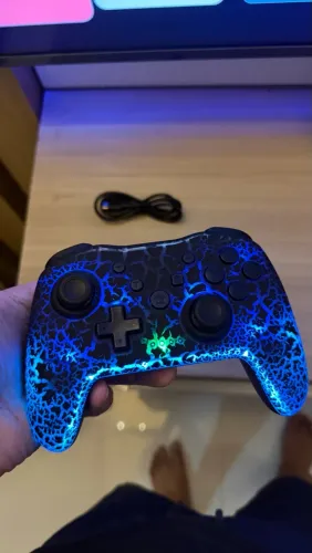 Controle Joystick Led Bluetooth 