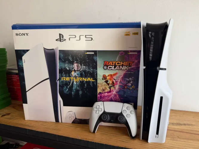 PlayStation 5 Slim Mídia Fisica com Caixa