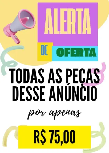 Peças femininas - ATENÇÃO DONAS DE BRECHÓS