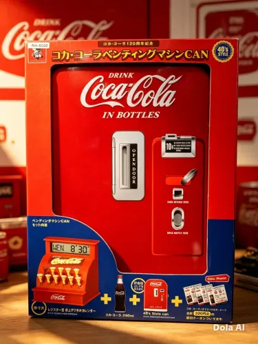 Lata em formato de máquina de refrigerante colecionável
