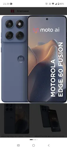 Vendo Motorola 60 fusion 256 Gb