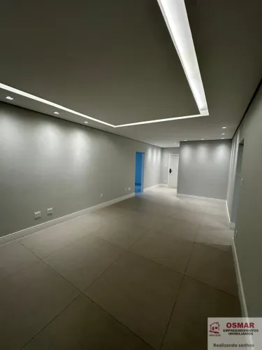 Apartamento à venda no Gonzaga, Santos-SP: 3 quartos, 1 suíte, 4 salas, 3 banheiros, 1 vag