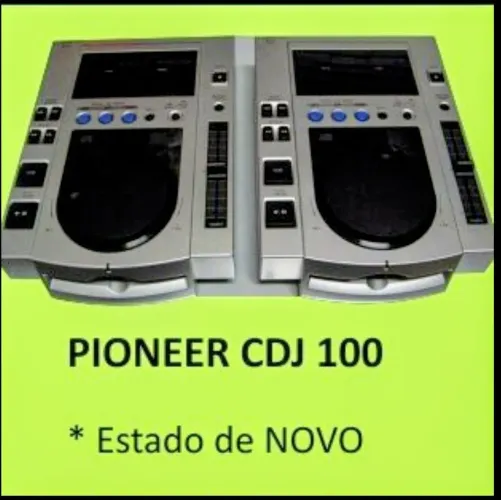 CDJ-100s PIONNER o par muito NOVO + Case top da METALCASE