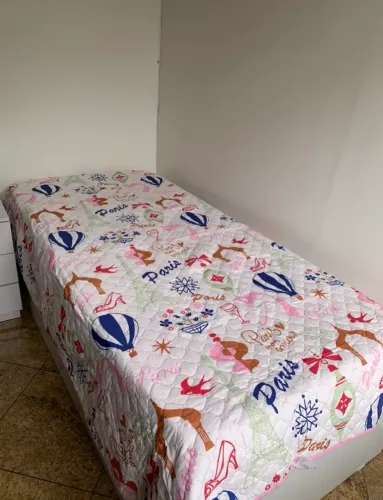 Colcha de cama solteiro