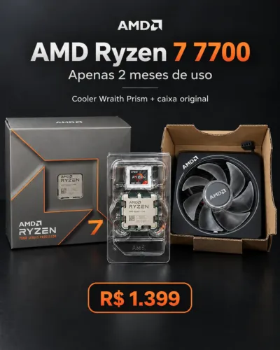 Processador AMD Ryzen 7700
