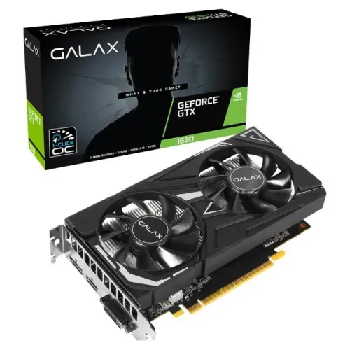 Placa de Vídeo Galax NVIDIA GeForce GTX 1630, 4GB DDR6 *Zerado na Caixa*