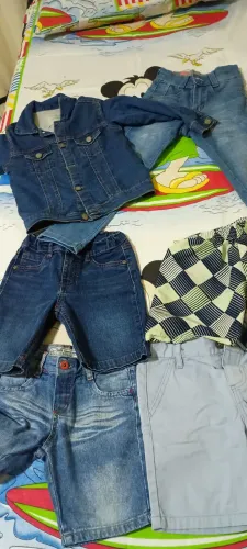 Lote de Jeans menino tamanho 4 -6 (10 peças)
