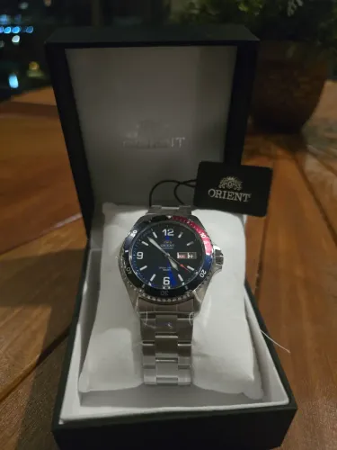 Relógio Orient Mako 2 Pepsi automático ORIGINAL em estado lacrado.