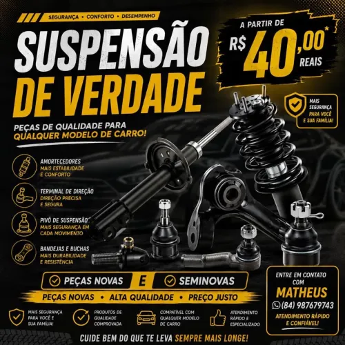 Amortecedores seminovos