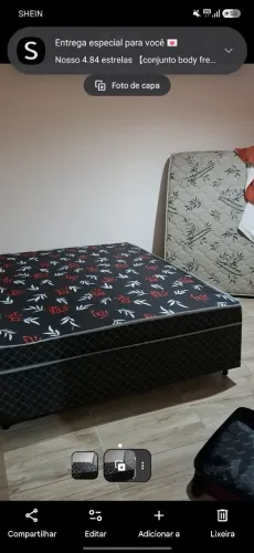 Vendo cama box casal nova