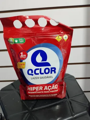 ? Cloro Hiper Ação QClor! Você sabia que ele possui 60% de cloro ativo? ? É uma ótima